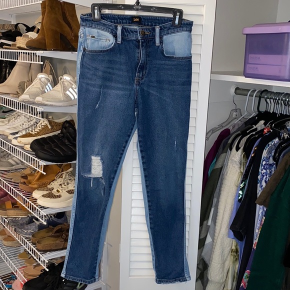 Lee Two Toned Vintage Modern Jeans - Picture 1 of 4